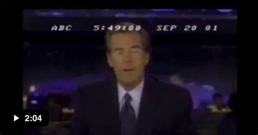 Sept 20, 2001, the last moment of investigative journalism. - Video