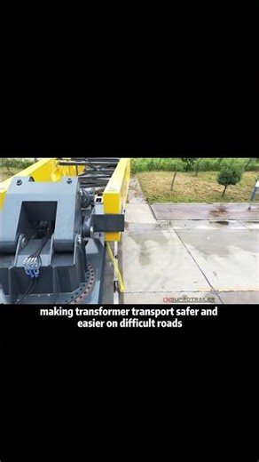 Why a girder bridge makes transformer transport stable#heavyequipment #heavycargo #heavytransport