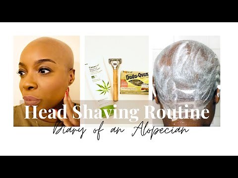My Head Shaving Routine with Scarring Alopecia | Diary of an Alopecian