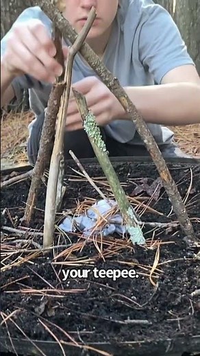 How to Build a Teepee Fire