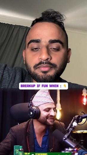 1.3M views · 56K reactions | Bhusal Nicholous kada kada  haso nai rokiyana  Breakup is Fun  Cr: Kishor Shrestha Podcast | Mohan Bhusal | Facebook