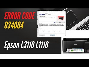 Epson L3110 L1110 Error Code 034004 Servis Sayem Printer