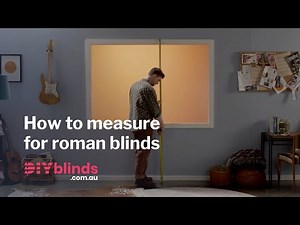 How to Measure for Roman Blinds