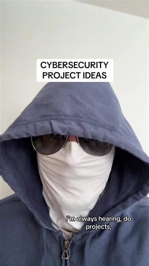 Cybersecurity project ideas for you to try. #fyp #cybersecurity #projector #itindustry #computerscience
