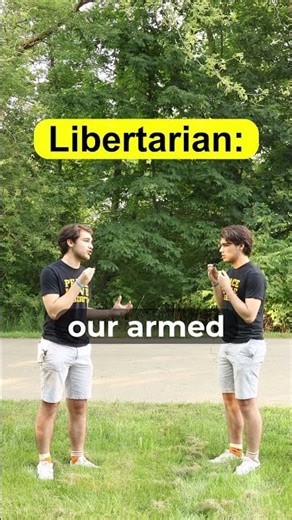 What's the difference between a conservative and a libertarian ?