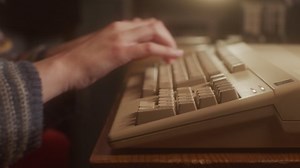 Hands Typing On Keyboard Old Micro Stock Footage Video (100% Royalty-free) 1088322289 | Shutterstock
