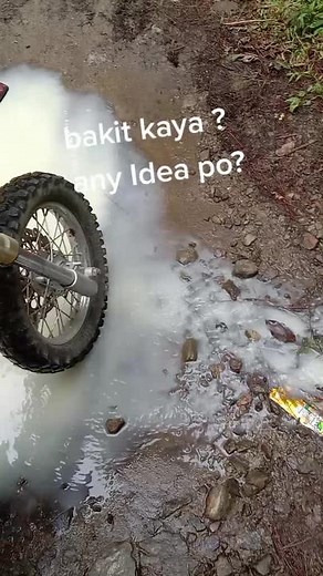 Riding Through Muddy Puddles on a Motorcycle