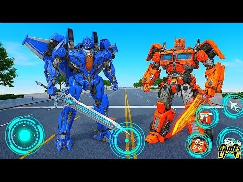 Futuristic Starscream & Optimus Transformers: Jet Robot City Battle 2026 Part 9 - Android Gameplay