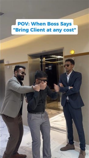 POV: Boss said bring clients at any cost 😂💼Mission accomplished...
