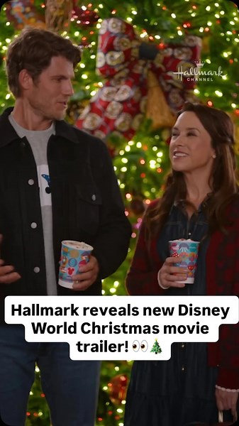Hallmark just dropped the first trailer for its highly anticipated Disney World holiday movie!  We are SO excited for this!!