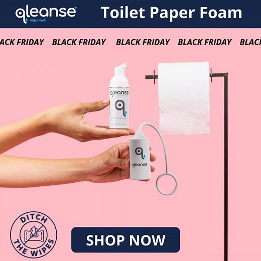 Stop clogging your pipes with "flushable" wipes!  Qleanse transforms your regular toilet paper into a soothing, eco-friendly wet wipe that is 100% septic-safe and dissolves instantly. Get the feeling of a shower-fresh clean every time you go, without the plumbing nightmares.  Black Friday Sale is LIVE: The perfect time to upgrade your bathroom routine. | qleanse | Facebook