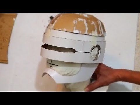 DIY RoboCop Helmet Part 2 - Dome, Chin Guard