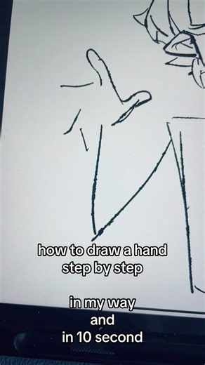 Hand Drawing Tutorial: Step by Step in 10 Seconds