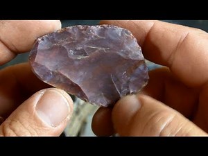 367 - Flintknapping Gift Rock - Raw Alibates 1/2