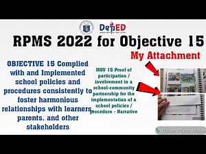 RPMS SY 2021-2022 OBJECTIVE 15 ATTACHMENT