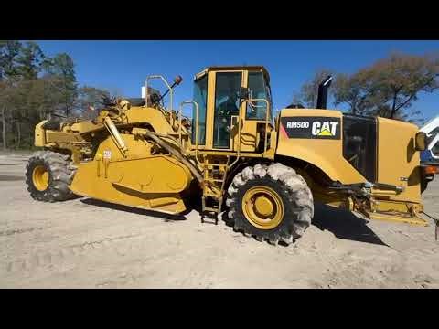 2007 CAT RM500 Soil Stabilizer | 2,641 Hours | Enclosed Cab | Inspection Video | Mico Equipment TX