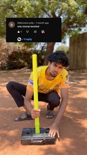 One stump bowled😱 Cricket comedy🤣 #shorts #comedy #cricket #viralvideo #trending