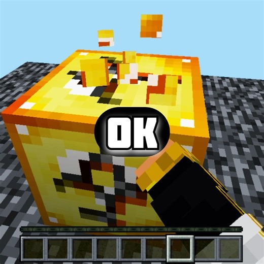 Lucky Block OP or RIP? 😱 #shorts #minecraft