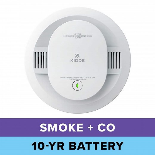 Reviews for Kidde 10-Year Battery Powered Smoke and Carbon Monoxide Detector with Alarm LED Warning Lights, 30CUD10 | Pg 1 - The Home Depot