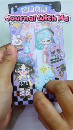 Dressing Up My Journal! 👗✨ #journalwithme #kawaii #cozy #asmr
