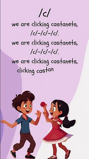 We Are Clicking Castanets | Nursery Rhyme with Music & Movement | phonic letter C🎶