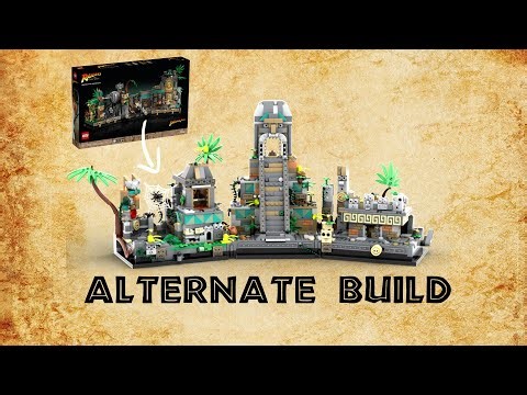 I turned LEGO 77015 Indiana Jones into some Jungle Ruins with traps