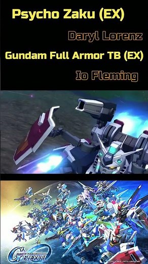 Psycho Zaku (EX) และ Gundam Full Armor Thunderbolt (EX) เกม SD Gundam G Generation ETERNAL