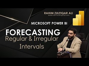 How to Add Forecasting in Line Chart | Regular and Irregular Intervals (DATES) | Microsoft POWER BI