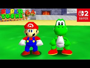 Mario and Yoshi in Mario 64 (2 Players) - 100% Full Game Walkthrough