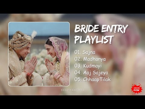 Bride Entry Playlist🥹🩷| Dream Wedding Entry 💕| Indian Wedding 2025 💍| Emotional Bride Entry Playlist