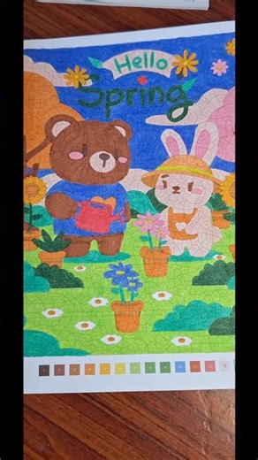 🌸 Hello Spring – Cozy Kawaii Coloring 🌸
