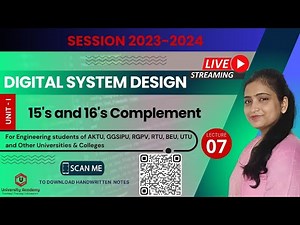 DSD7: 15's and 16's Complement | 15’s Complement and 16s Complement Subtraction Examples
