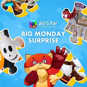 2.6K views · 176 reactions | A Big Halloween Monday surprise is waiting for you. Download it now and get 20 free puzzles ➡ https://goo.gl/q2s53R | Jigsaw Collection HD | Facebook