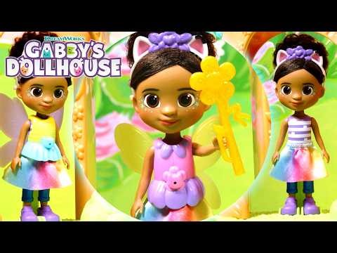 Help Gabby Dress Up for the Fairylandia Ball! 👗🪽 | GABBY'S DOLLHOUSE TOY PLAY ADVENTURES