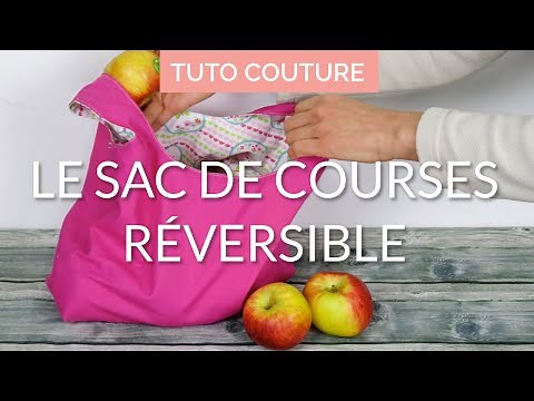 Le sac de courses réversible | TUTO COUTURE FACILE