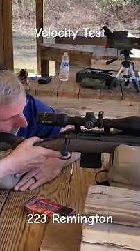 Velocity Test for 223 Remington