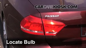 Rear Turn Signal Replacement on a 2013 Volkswagen Passat S 2.5L 5 Cyl. Sedan (4 Door)