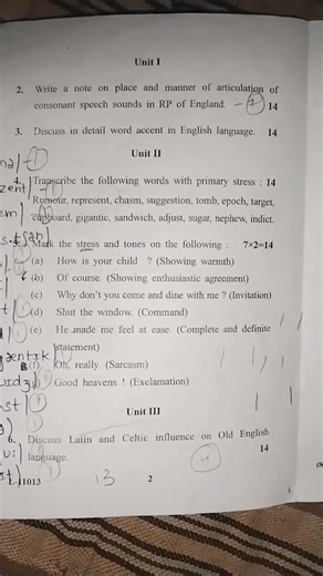 M.A English 3rd sem question paper kuk University #exam#kukuniversity#importantquestions