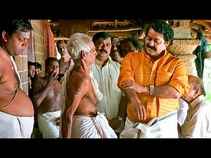 എന്നോട് ചോദിച്ചിട്ടല്ലാലോ ഉത്സവത്തിന് കൊടിയേറ്റ് നടത്തിയത് | Aaraam Thampuran | Mohanlal Scene