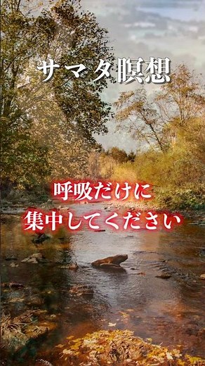 今ここに戻る 30秒 サマタ瞑想 簡単 集中 誘導瞑想 #shorts #瞑想 #マインドフルネス