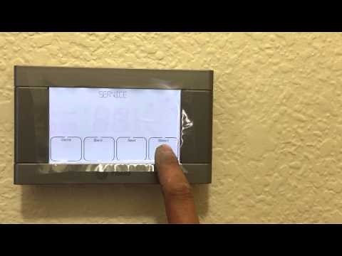 How program wifi trane thermostat HVAC