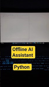 Create a Talking AI Assistant Without OpenAI or Internet, Beginner Friendly.This Python Project Talk