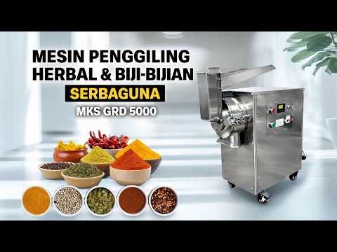 Mesin Penggiling Bumbu & Herbal Kapasitas Besar | Maksindo MKS-GRD5000