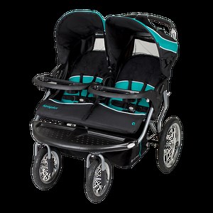 Baby Trend Navigator® Double Jogger | Side-by-Side Stroller with Locking Front Swivel Wheel