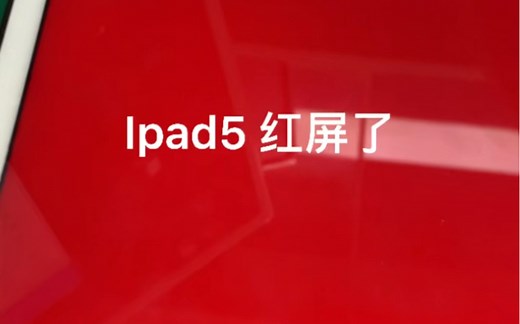 iPad5红屏重启