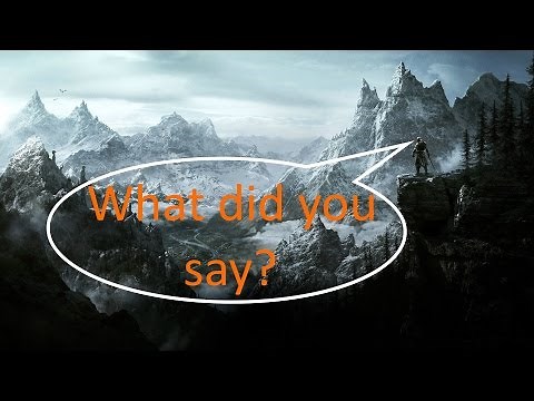 Make skyrim voices louder (pc only)