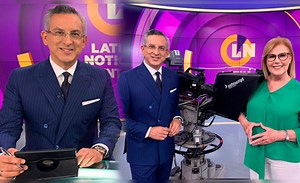 ¡Se quedó en el 2! Pedro Tenorio conducirá "Latina noticias central" junto con Mónica Delta