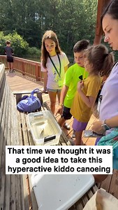 40K views · 1K reactions | Sadie went canoeing for the first time...