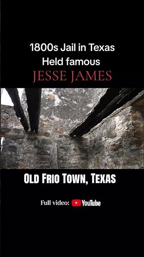 1800s Jail that held Jesse James #jessejames #Texas #jail