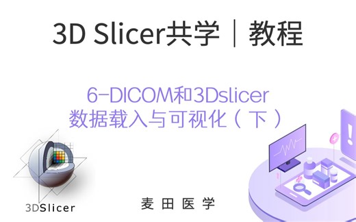 3D Slicer共学 | DICOM和3d slicer数据载入与可视化（下）